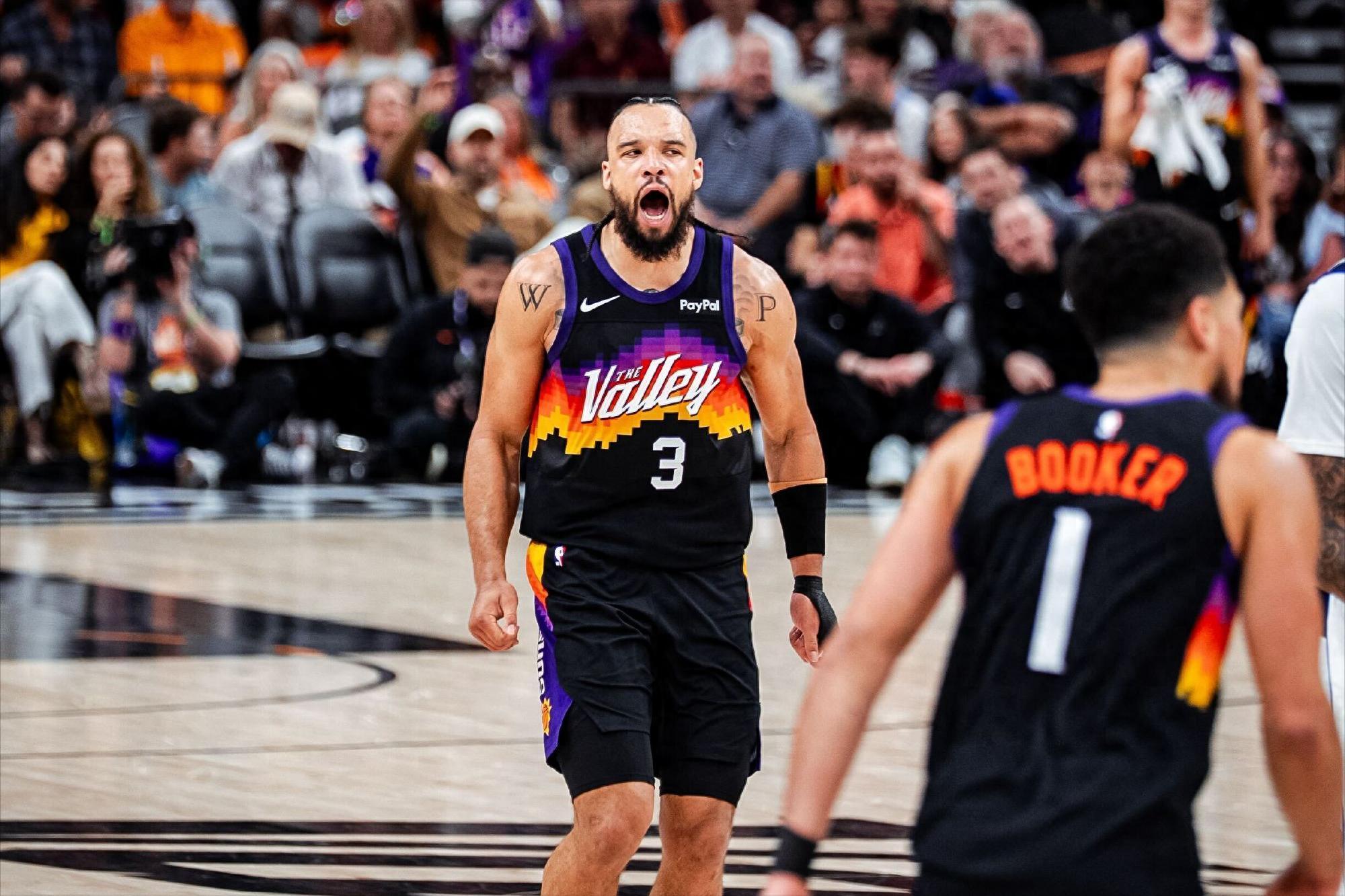 狄龙28分格林伤退，太阳锁西部第七！湖人隔空获利好+火箭迎挑战